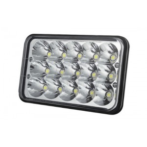 LED 4x6" inch koplamp / breedstraler hi/lo LED 4x6" inch koplamp / breedstraler hi/lo